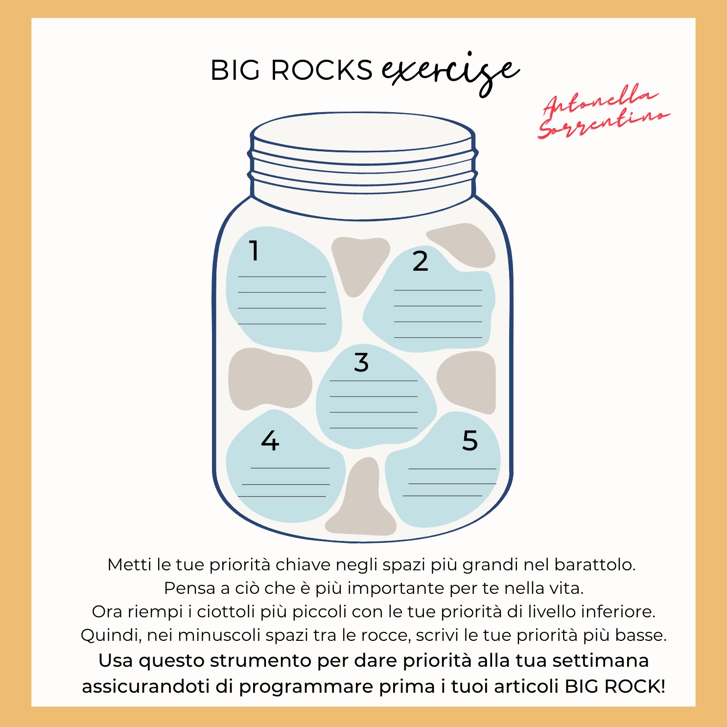 Big Rocks Exercize